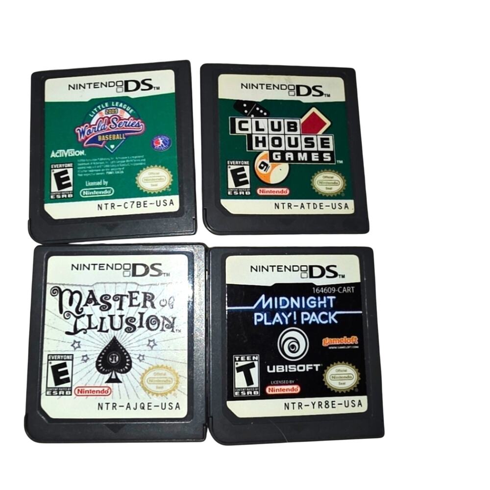 Nintendo DS Club House Games World Series Midnight Playpack Master Of Illusion